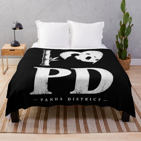 Item preview, I Heart PD (Panda District) - Minimalist Bamboo Cyberpunk Streetwear designed and sold by Eagle Vision Designs.