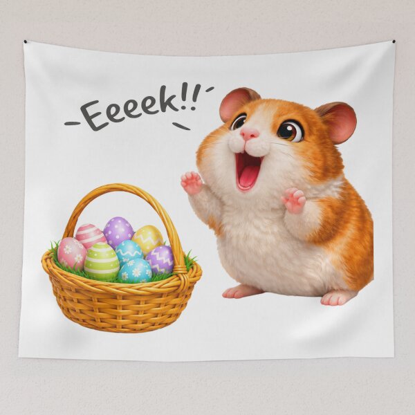 Item preview, Hamster Easter Egg Surprise designed and sold by Sillytoe.
