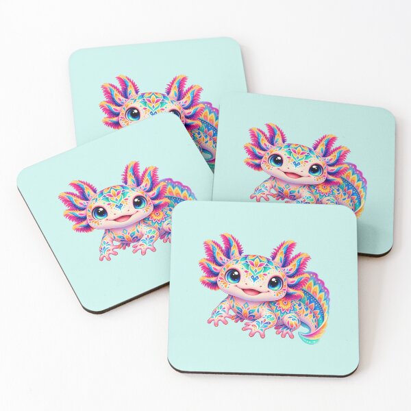 Item preview, Kaleido Mandala Axolotl designed and sold by Myra365Art.