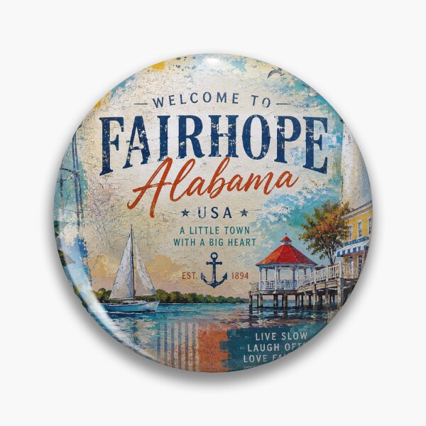 Item preview, Fairhope, Alabama Painting – Beautiful place in the United States of America. designed and sold by GalleryKauffeld.