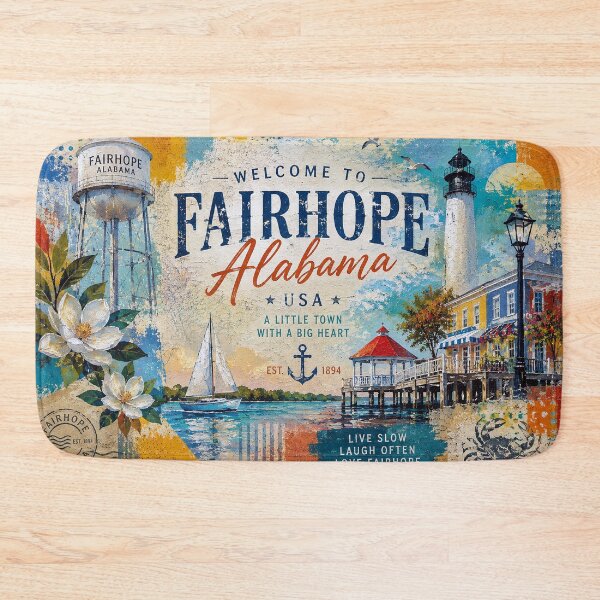 Item preview, Fairhope, Alabama Painting – Beautiful place in the United States of America. designed and sold by GalleryKauffeld.