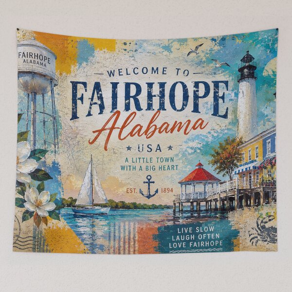 Item preview, Fairhope, Alabama Painting – Beautiful place in the United States of America. designed and sold by GalleryKauffeld.