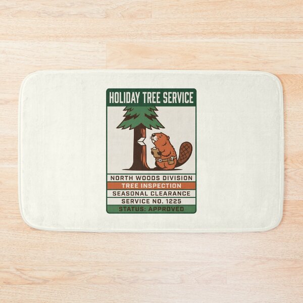 Item preview, Holiday Tree Service Beaver Tree Inspection Funny Graphic designed and sold by SplashTastic.