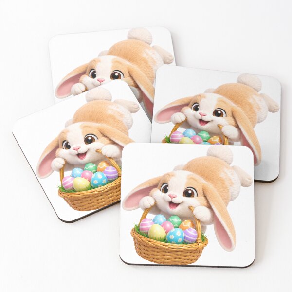 Item preview, Holland Lop Rabbit Easter Basket designed and sold by Sillytoe.