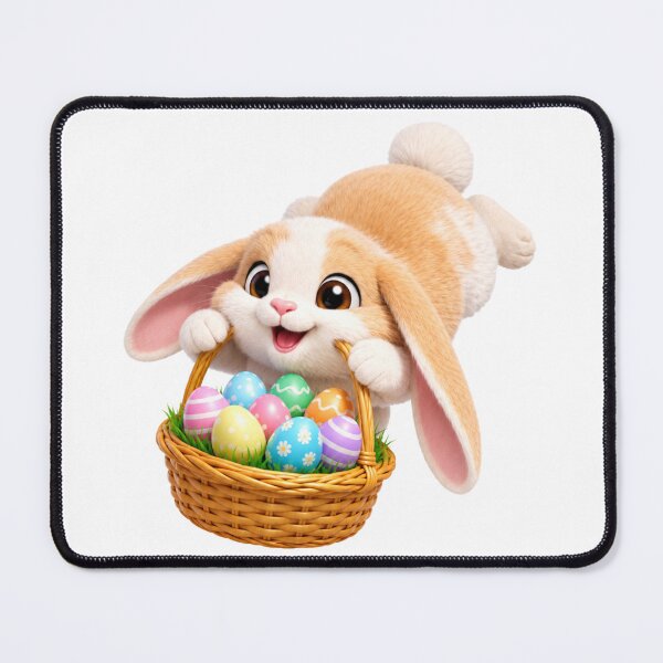 Item preview, Holland Lop Rabbit Easter Basket designed and sold by Sillytoe.