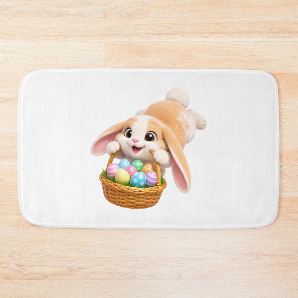 Item preview, Holland Lop Rabbit Easter Basket designed and sold by Sillytoe.