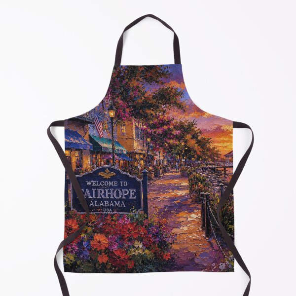 Item preview, Fairhope, Alabama Painting – A Summer night Scene in the USA. designed and sold by GalleryKauffeld.