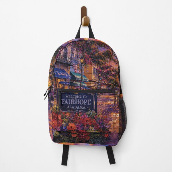 Item preview, Fairhope, Alabama Painting – A Summer night Scene in the USA. designed and sold by GalleryKauffeld.