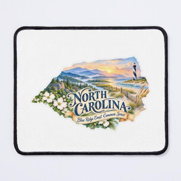 Item preview, North Carolina Blue Ridge Coast Common Sense designed and sold by Whimspired By Paxx.