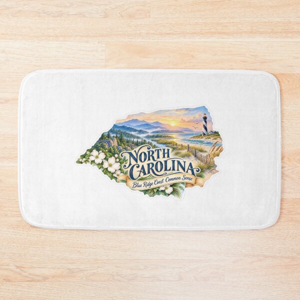 Item preview, North Carolina Blue Ridge Coast Common Sense designed and sold by Whimspired By Paxx.