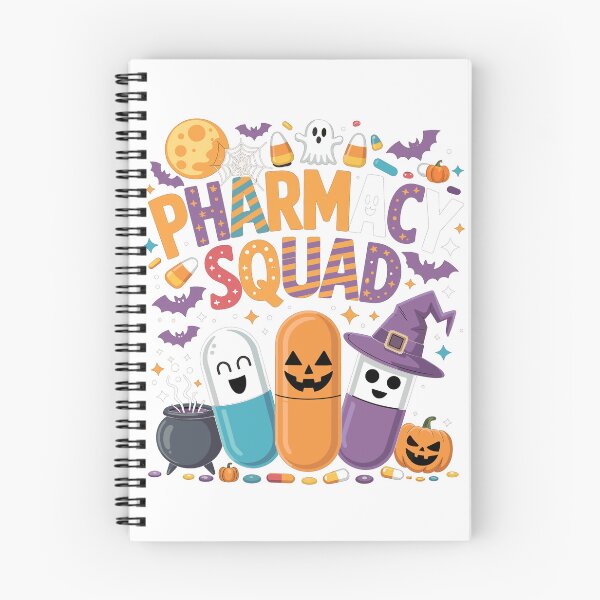Item preview, Pharmacy Squad Halloween Pharmacist Costume Ghost Pills Long Sleeve T-Shirt designed and sold by TheMAQ.