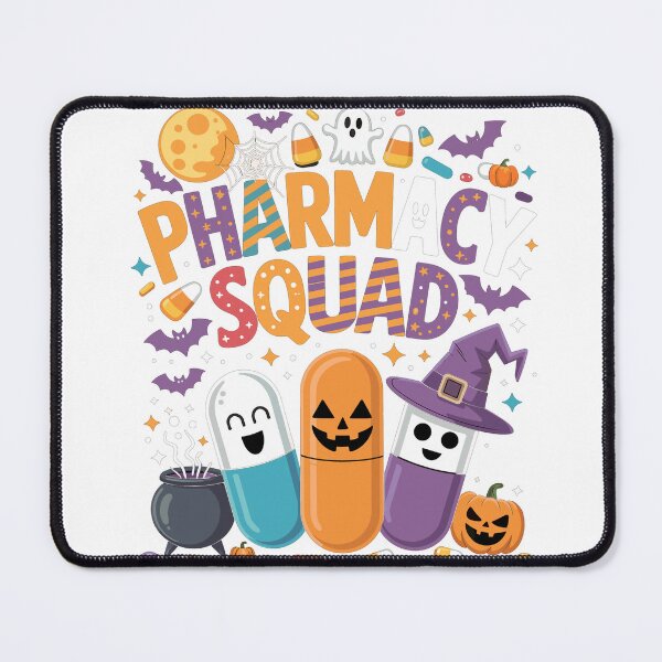 Item preview, Pharmacy Squad Halloween Pharmacist Costume Ghost Pills Long Sleeve T-Shirt designed and sold by TheMAQ.