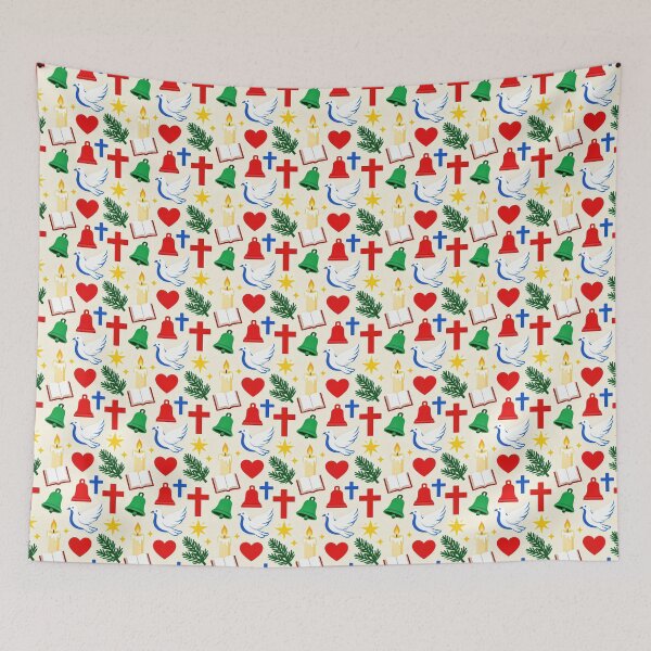 Item preview, Christian Christmas Cross Dove Bible Pattern designed and sold by Mimoshi ⭐⭐⭐⭐⭐.
