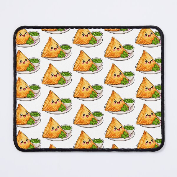 Item preview, Kawaii Samosa Sticker, Cute Indian Food Die-Cut Vinyl Decal designed and sold by PriyankaSonara.