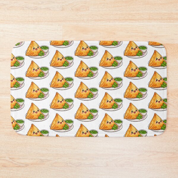 Item preview, Kawaii Samosa Sticker, Cute Indian Food Die-Cut Vinyl Decal designed and sold by PriyankaSonara.