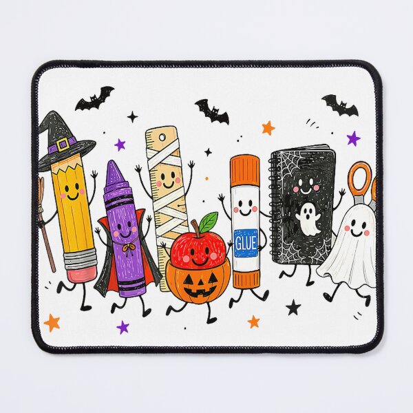Item preview, Spooky School Supplies Halloween Teacher Student Ghost Squad T-Shirt designed and sold by PrintWaveMagic.