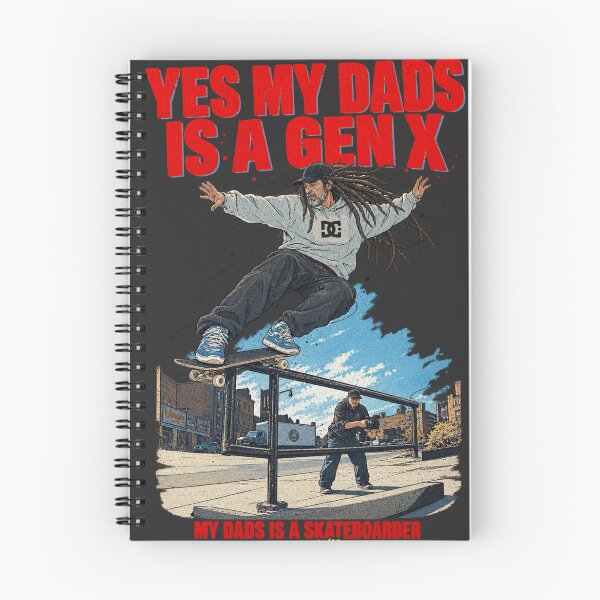 Item preview, Yes My Dads Is A Gen X My Dads Is A Skateboarder - Skate Dad Art designed and sold by BRTHRCNK01.