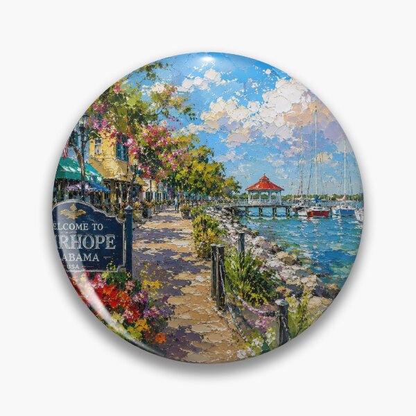 Item preview, Fairhope, Alabama Painting – Beautiful place in the United States of America. designed and sold by GalleryKauffeld.