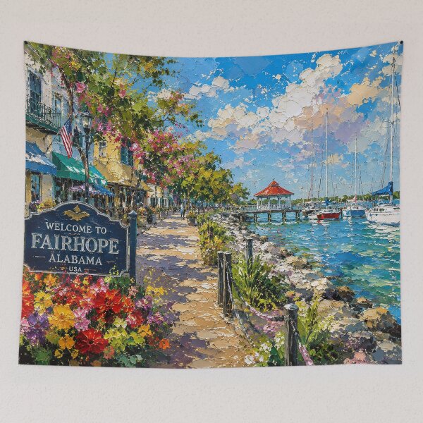 Item preview, Fairhope, Alabama Painting – Beautiful place in the United States of America. designed and sold by GalleryKauffeld.