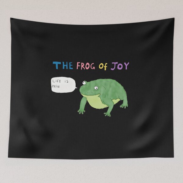 Item preview, The Frog Of Joy Life Is Pain  designed and sold by Dulanmi.