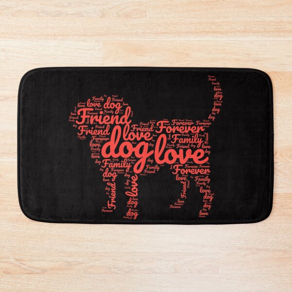 Item preview, Colorful Dog Word Cloud Portrait designed and sold by JoyVero.