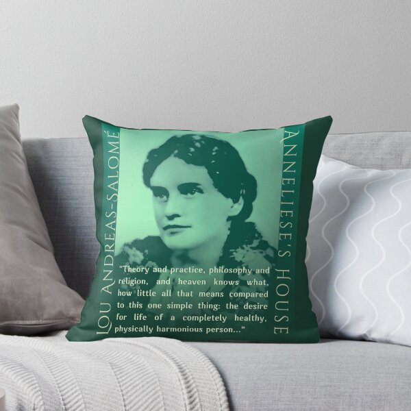 Item preview, Lou Andreas-Salomé quote: Theory and practice, philosophy and religion, and heaven knows what, how little all that means compared to this one simple thing:  designed and sold by artbleed.