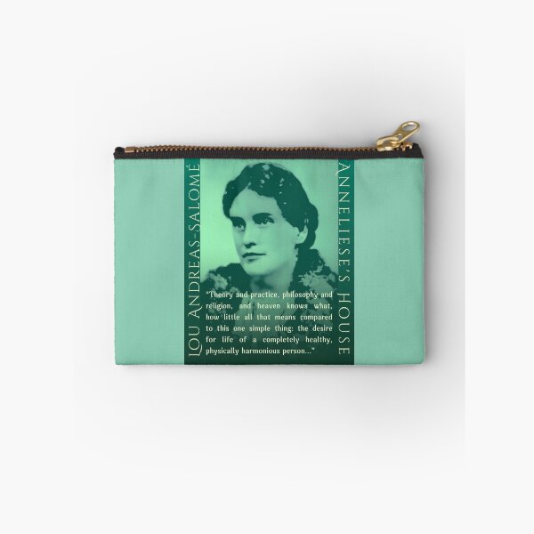 Item preview, Lou Andreas-Salomé quote: Theory and practice, philosophy and religion, and heaven knows what, how little all that means compared to this one simple thing:  designed and sold by artbleed.