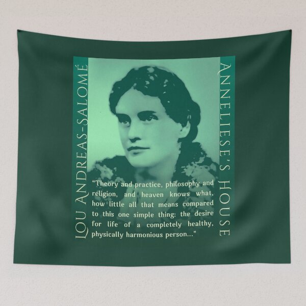 Item preview, Lou Andreas-Salomé quote: Theory and practice, philosophy and religion, and heaven knows what, how little all that means compared to this one simple thing:  designed and sold by artbleed.