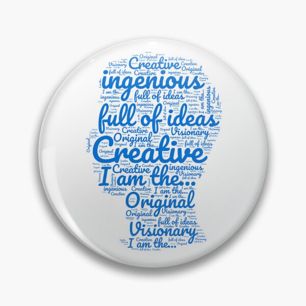 Item preview, Head full of ideas- word cloud design designed and sold by JoyVero.
