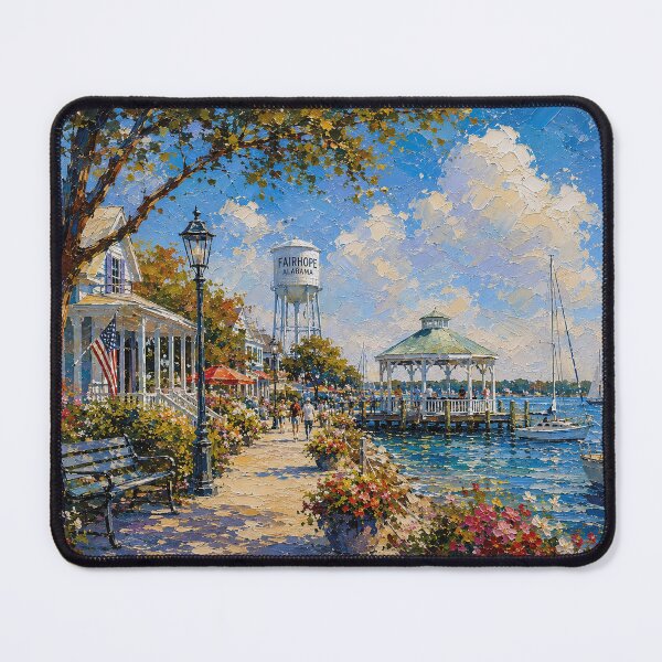 Item preview, Fairhope, Alabama Painting – Beautiful place in the United States of America. designed and sold by GalleryKauffeld.
