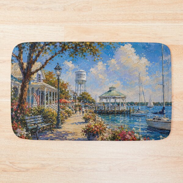 Item preview, Fairhope, Alabama Painting – Beautiful place in the United States of America. designed and sold by GalleryKauffeld.