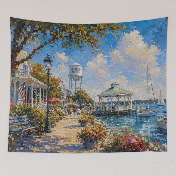 Item preview, Fairhope, Alabama Painting – Beautiful place in the United States of America. designed and sold by GalleryKauffeld.