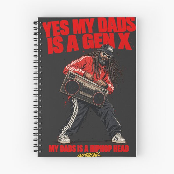 Item preview, Yes My Dads Is A Gen X My Dads Is A Hiphop Head - Boombox Dad Art designed and sold by BRTHRCNK01.