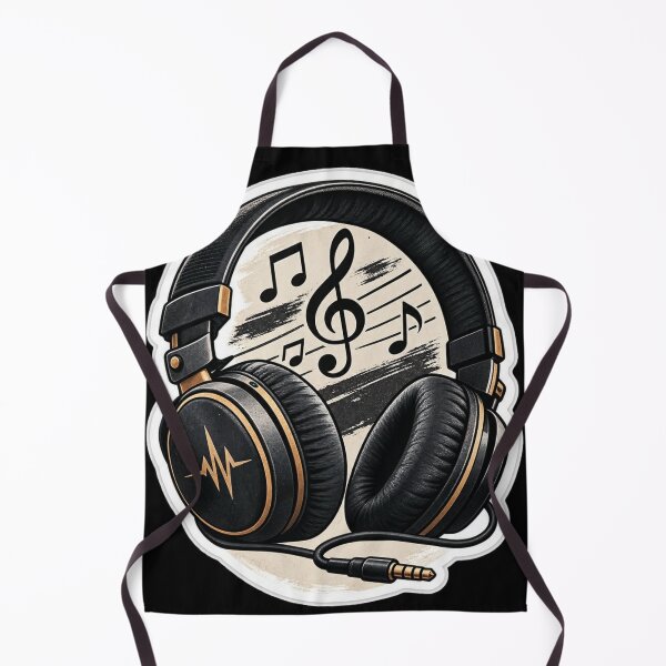 Item preview, Vintage Music Headphones – Music Lover Sticker designed and sold by ser-Ile.