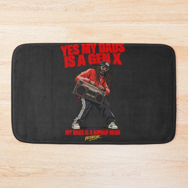 Item preview, Yes My Dads Is A Gen X My Dads Is A Hiphop Head - Boombox Dad Art designed and sold by BRTHRCNK01.