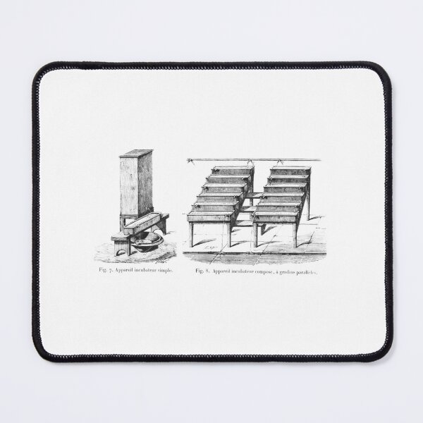 Item preview, Victorian Fish Incubation System Illustration designed and sold by Antique Science Press.