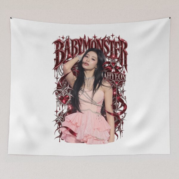 Item preview, Shiny BABYMONSTER Ahyeon Pink Concert Glamour Visual designed and sold by Valereekmerch.