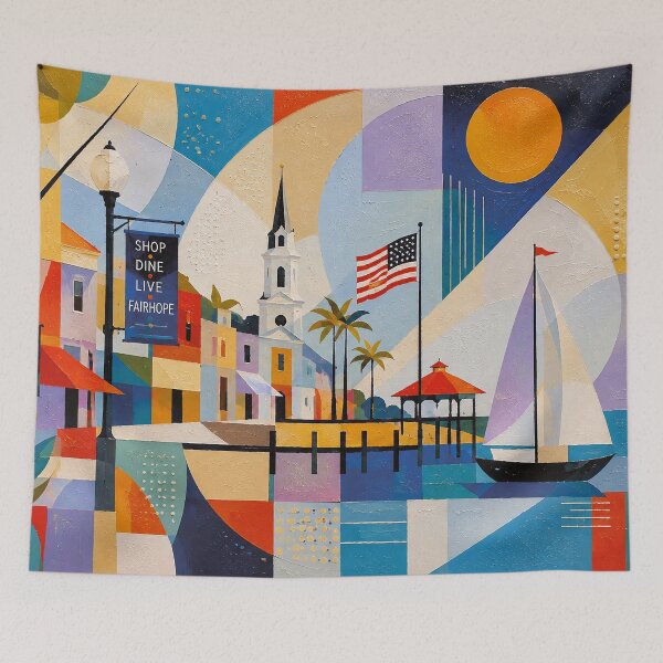 Item preview, Fairhope, Alabama Painting – Beautiful place in the United States of America. designed and sold by GalleryKauffeld.
