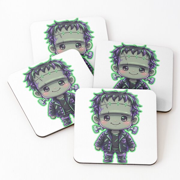 Item preview, Frankenstein Neon Glow Sticker - Halloween designed and sold by Lesley D.