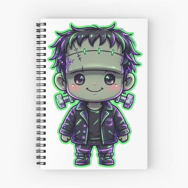 Item preview, Frankenstein Neon Glow Sticker - Halloween designed and sold by Lesley D.