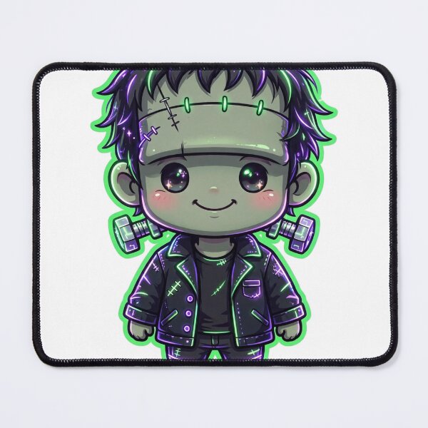 Item preview, Frankenstein Neon Glow Sticker - Halloween designed and sold by Lesley D.