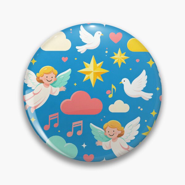 Item preview, Cute Christmas Angel Dove Star Pattern designed and sold by Mimoshi ⭐⭐⭐⭐⭐.