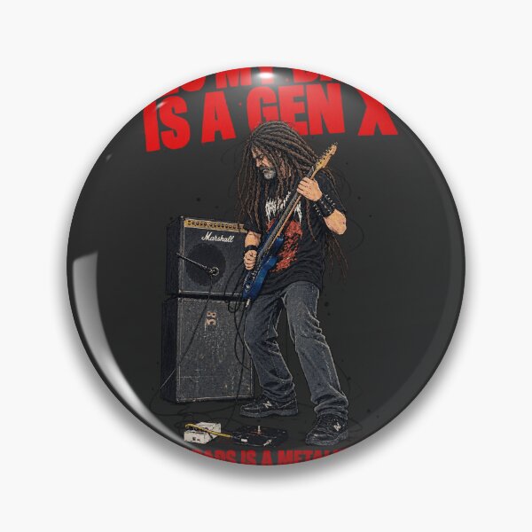 Item preview, Yes My Dads Is A Gen X My Dads Is A Metalhead - Heavy Metal Dad Art designed and sold by BRTHRCNK01.
