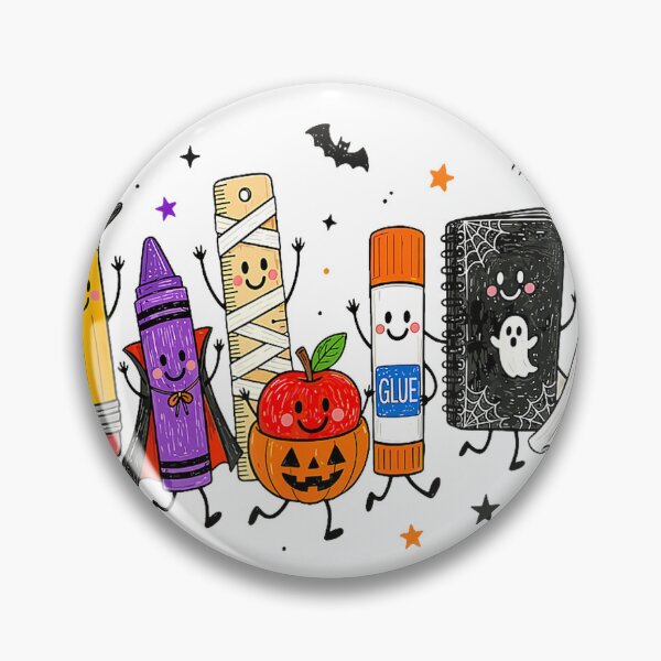 Item preview, Spooky School Supplies Halloween Teacher Student Ghost Squad T-Shirt designed and sold by PrintWaveMagic.
