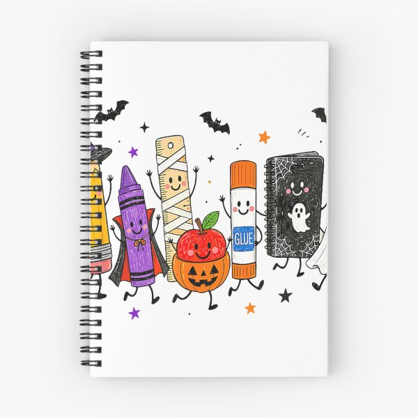Item preview, Spooky School Supplies Halloween Teacher Student Ghost Squad T-Shirt designed and sold by PrintWaveMagic.