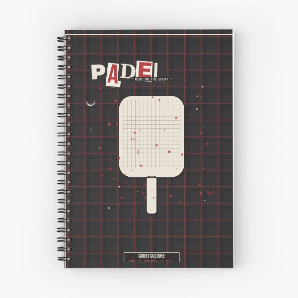 Item preview, Padel Grunge Plaid Punk Design designed and sold by CourtCultureHQ.