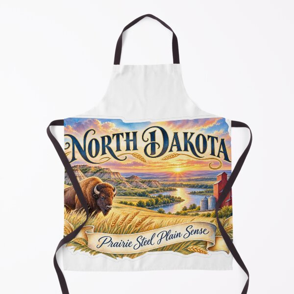 Item preview, North Dakota Prairie Steel Plain Sense designed and sold by Whimspired By Paxx.