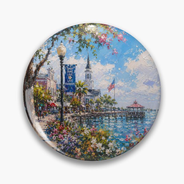 Item preview, Fairhope, Alabama Painting – Beautiful place in the U.S.A. designed and sold by GalleryKauffeld.