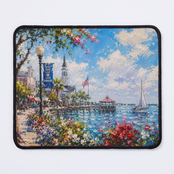 Item preview, Fairhope, Alabama Painting – Beautiful place in the U.S.A. designed and sold by GalleryKauffeld.