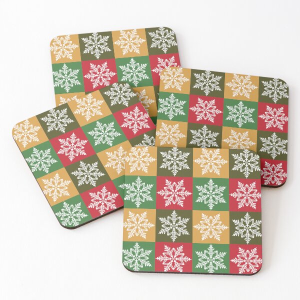 Item preview, Winter Snowflake Pattern in Festive Christmas Colors	 designed and sold by SweetLilith.
